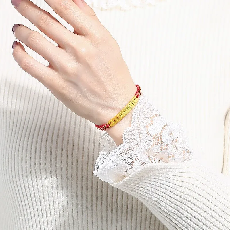 YASHENGZHUBAO Gold Bracelet Unisex-2