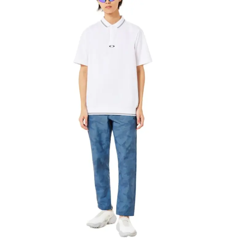 Oakley O SyncPackAbstractHemPolo Polo Shirt Men's White-6