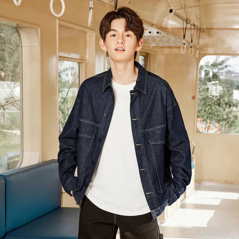 Gxg Jeans Denim Jacket Men's Dark Blue-22