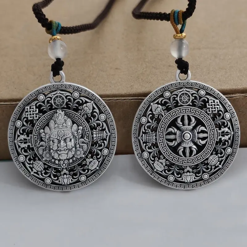 LIUXIN 999 Fine Silver Pendants Unisex-1
