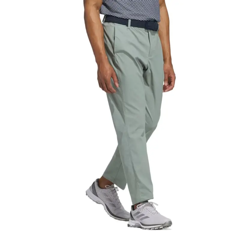 Adidas NYLON CHINO Casual Pants Men's Silver Green-3