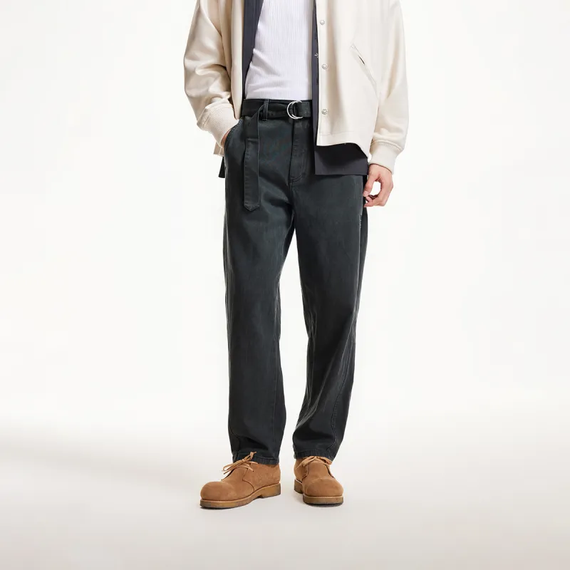 JACK JONES· Casual Pants Men's Black Sand Color-2
