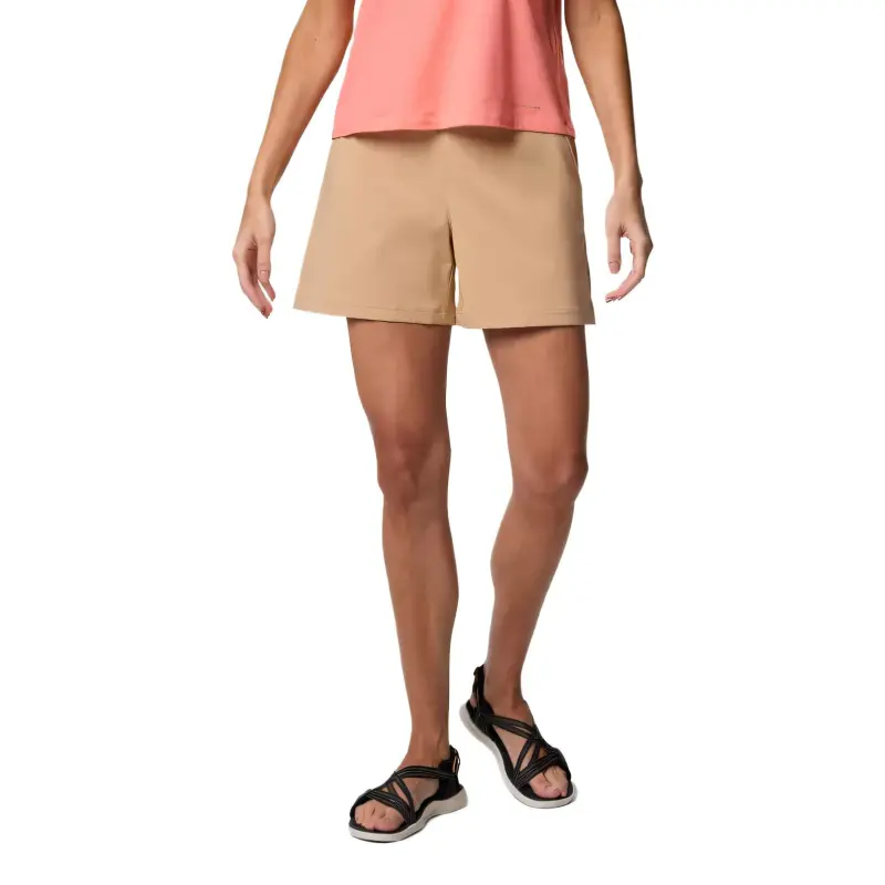 Columbia All Seasons Shorts Casual Shorts Women's Earth Yellow-2