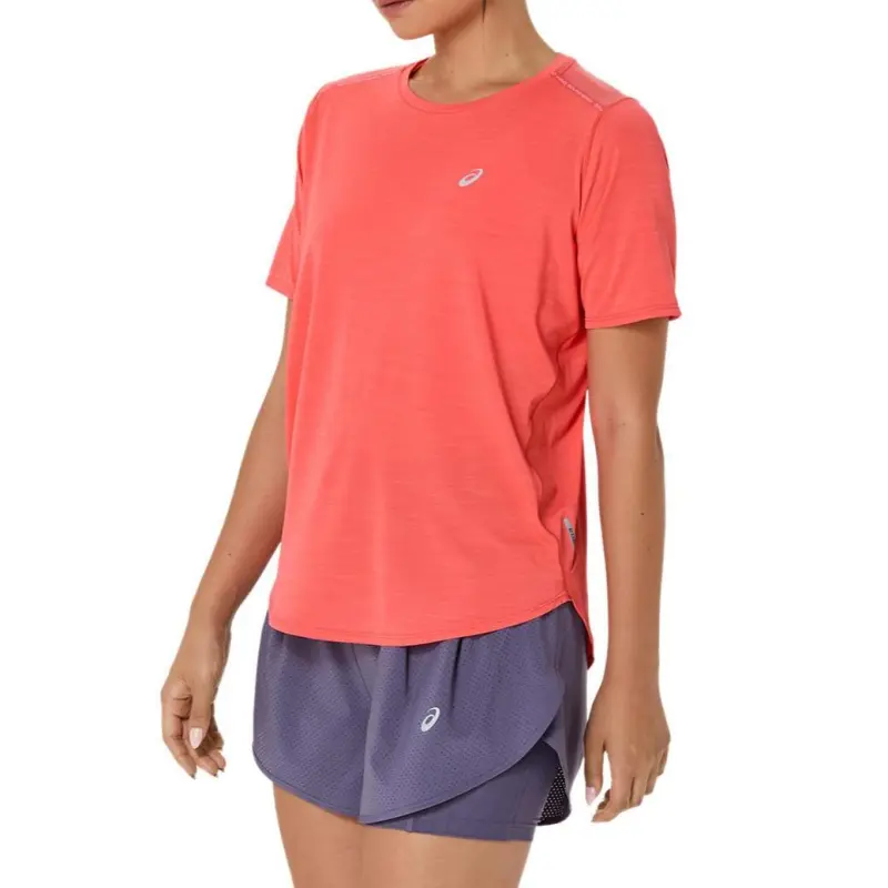 Asics ROAD SS Regular T Shirt Women's Coral Reef-2