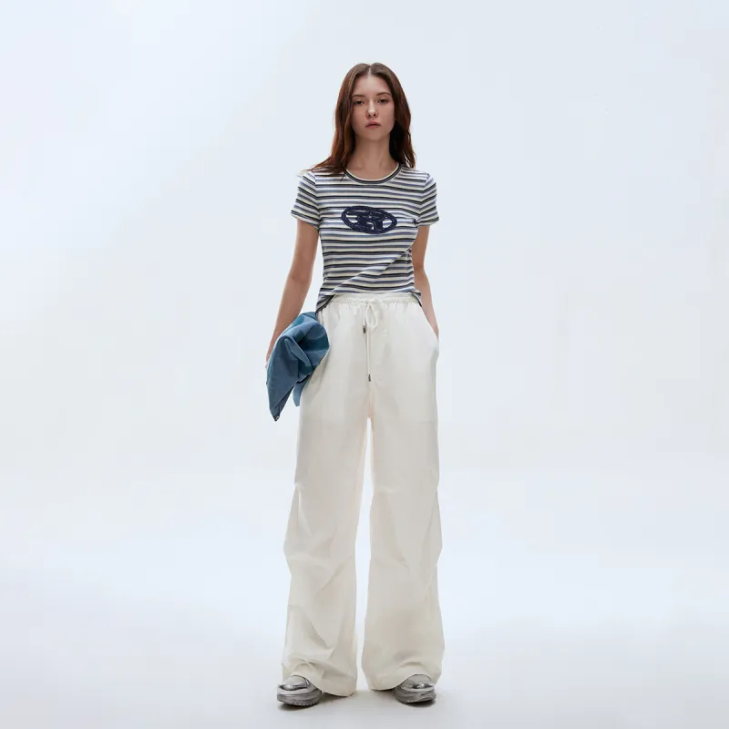 ONLY Casual Pants Women's A43 Cream White-3