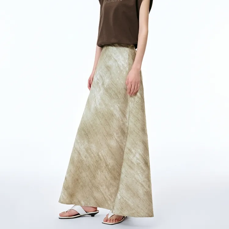 PEACEBIRD Casual Short Skirts Women's Dark Rye Umber-3