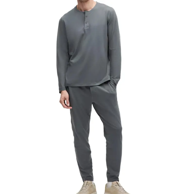 Lululemon Soft JerseyLong Sleeve Henley Knitwear Men's-5