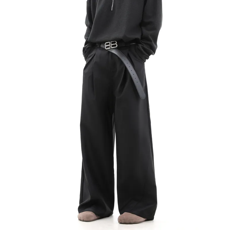 TREND ST Casual Pants Unisex Black-1
