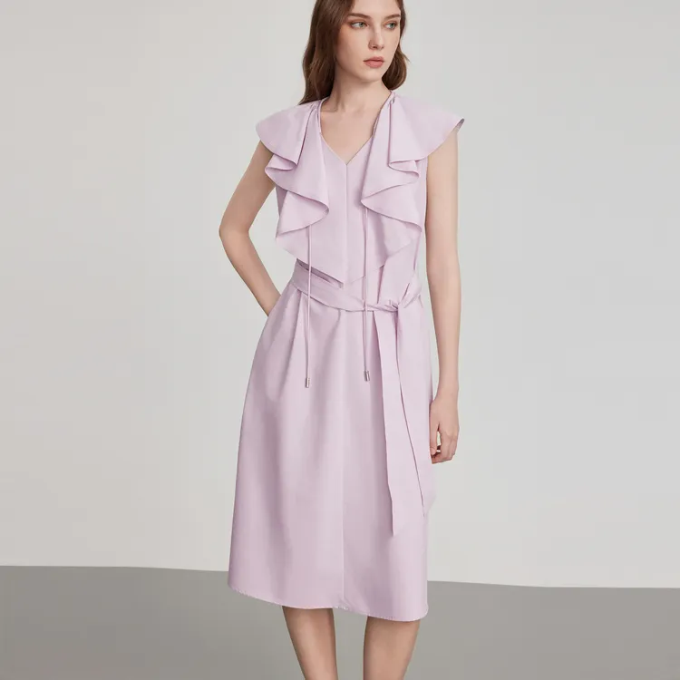 ELLE Sleeveless Dresses Women's Lilac-6