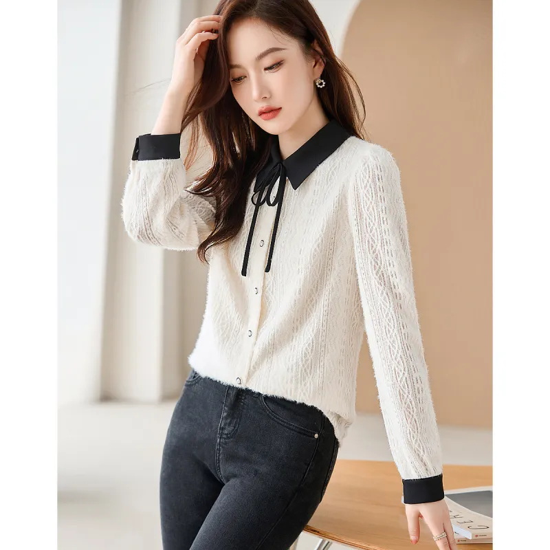 Like The Age Of Water Winter Shirt Regular Women's Ecru-1