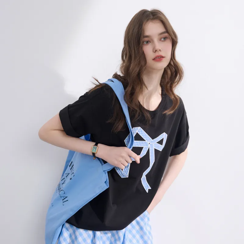 3COLOUR T Shirt Women's Classic Black-2