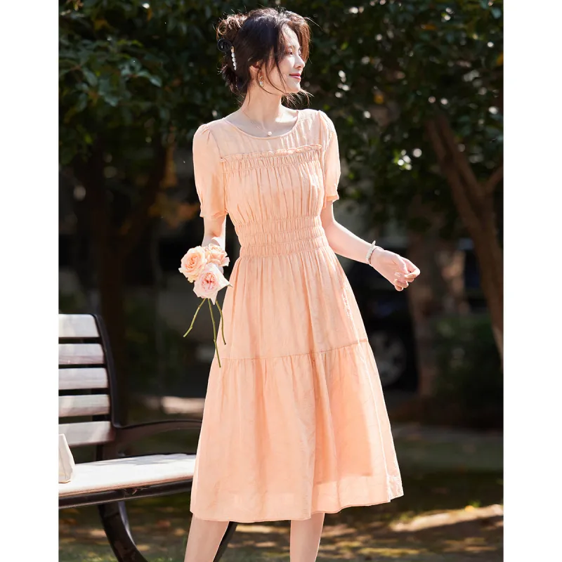 Like The Age Of Water Short Sleeved Dress Women's-3