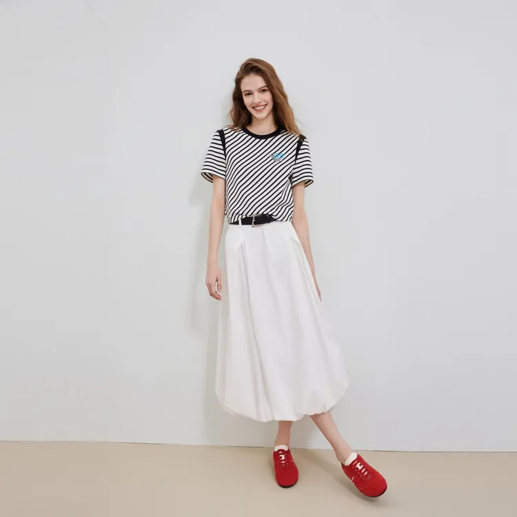 ELLE Fun Series Casual Long Skirt Women's-6