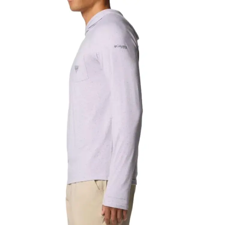 Columbia PFG Uncharted Neps Omni-Shade Omni-Wick Sweatshirt Men's Lavender Pearl-2