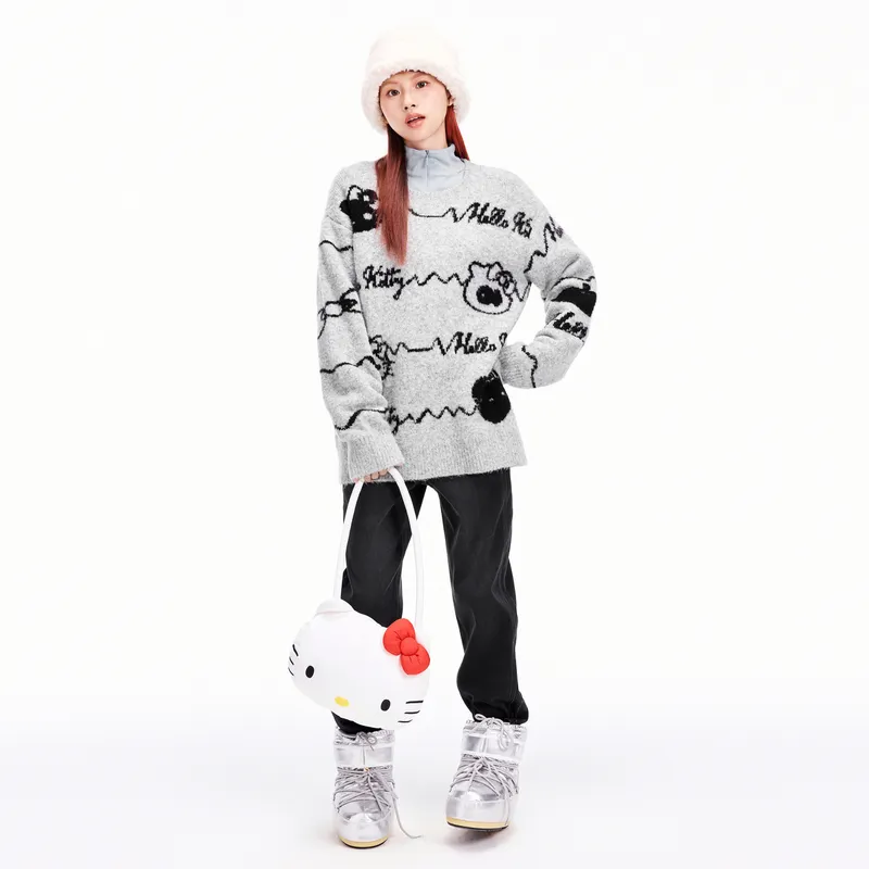 LEDIN Knitwear Women's Silver Candle Gray-3