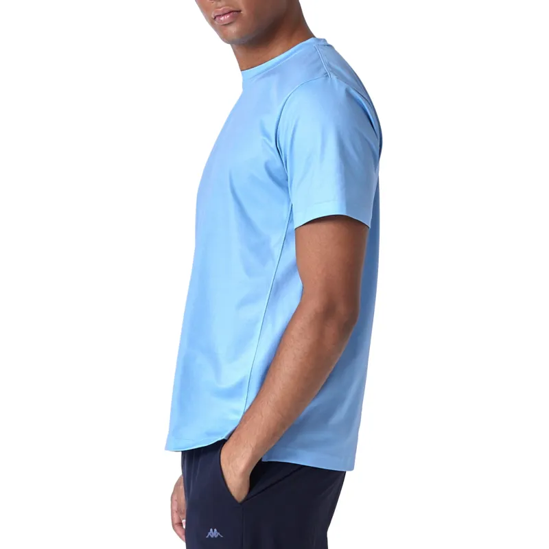Kappa T Shirts Unisex Gray Blue-2
