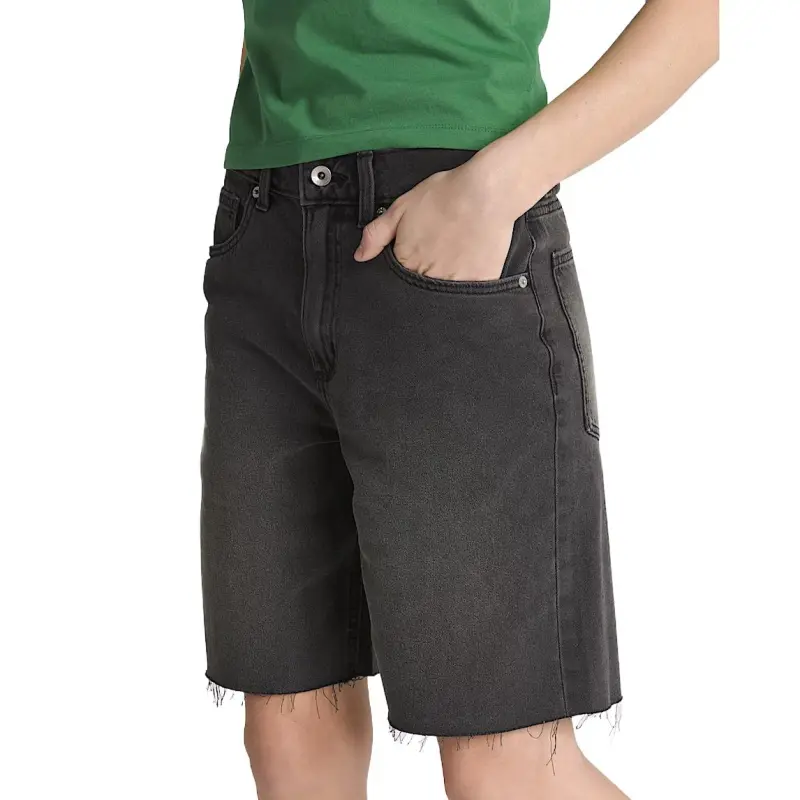 Vans Denim Shorts Women's Black-2