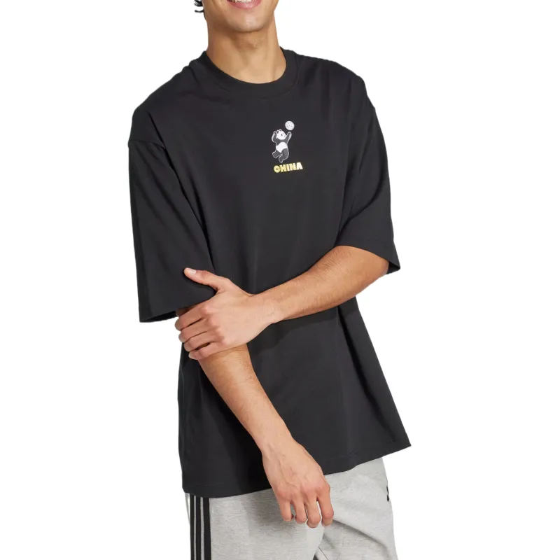 Adidas T Shirts Unisex Black-2