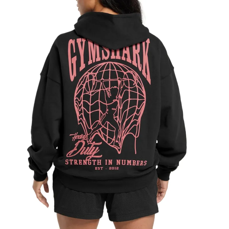 GYMSHARK Sweatshirt Women's Black-1