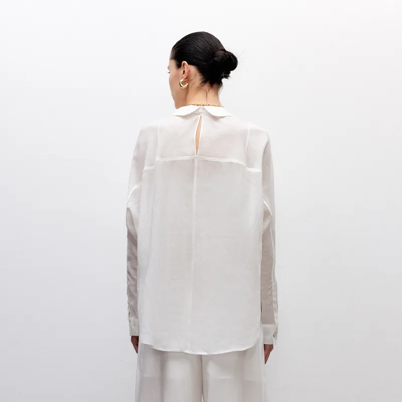 ONLY Shirt Women's S12 Bright Cream White-4