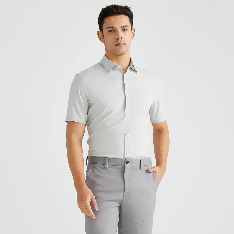 Satchi Shirt Men's Light Gray Blue-5