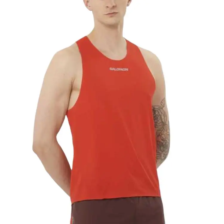 SALOMON Tank Tops Men Red-2