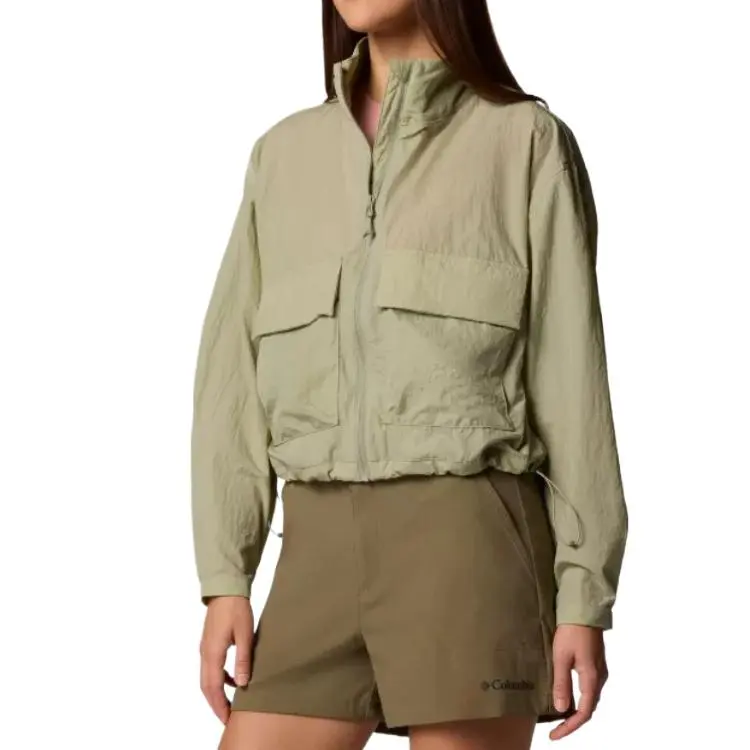 Columbia Paracutie Omni-Shield Trench Coat Women's Green-2