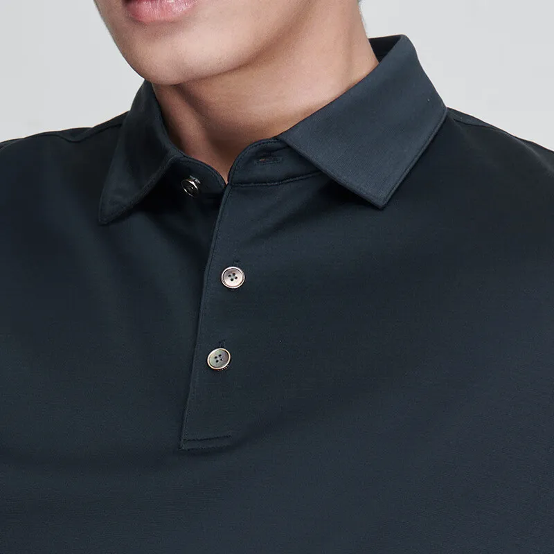 SAINT ANGELO Polo Shirt Unisex Denim Blue-4