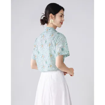 Love Elaine Shirt Women's Mint Green