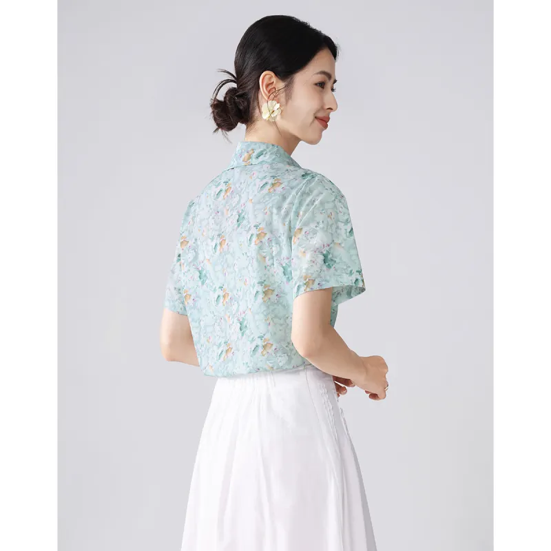Love Elaine Shirt Women's Mint Green-0