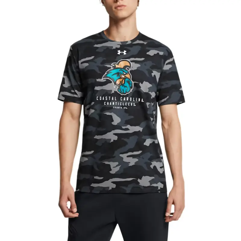 Under Armour Performance CottonCollegiate T Shirt Men's Black/Gray-2