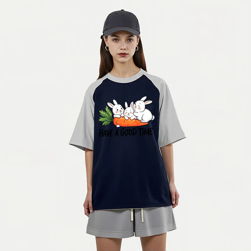 FAIRWHALE Drop Shoulder Sleeve T Shirt Women's-10