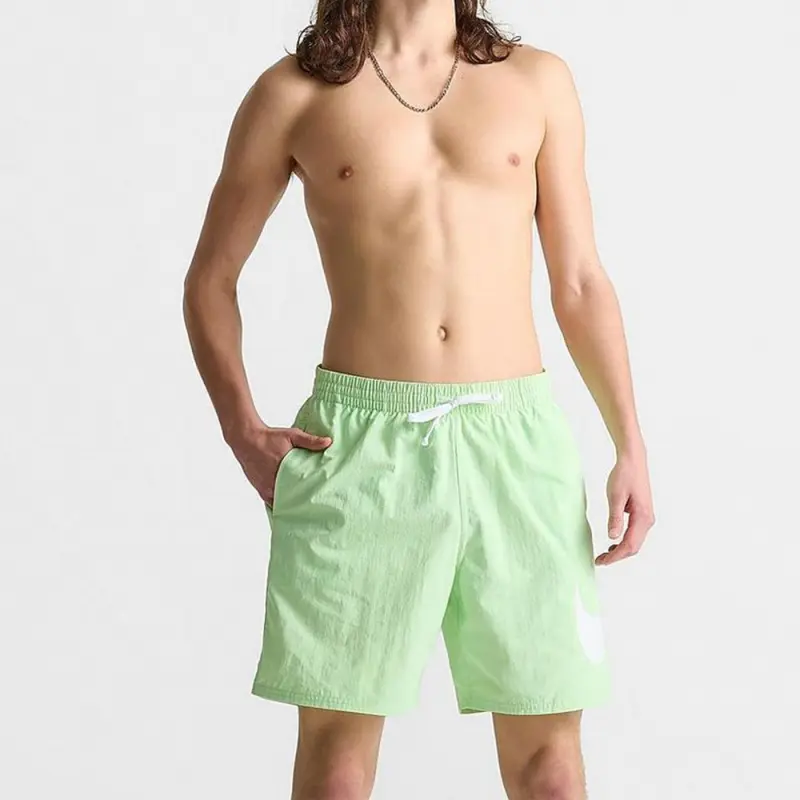 Nike Swim 7 Volley Shorts Beach Shorts Men's Green White-3