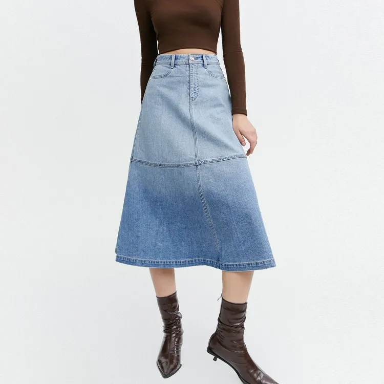 ONLY Denim Long Skirts Women's-2