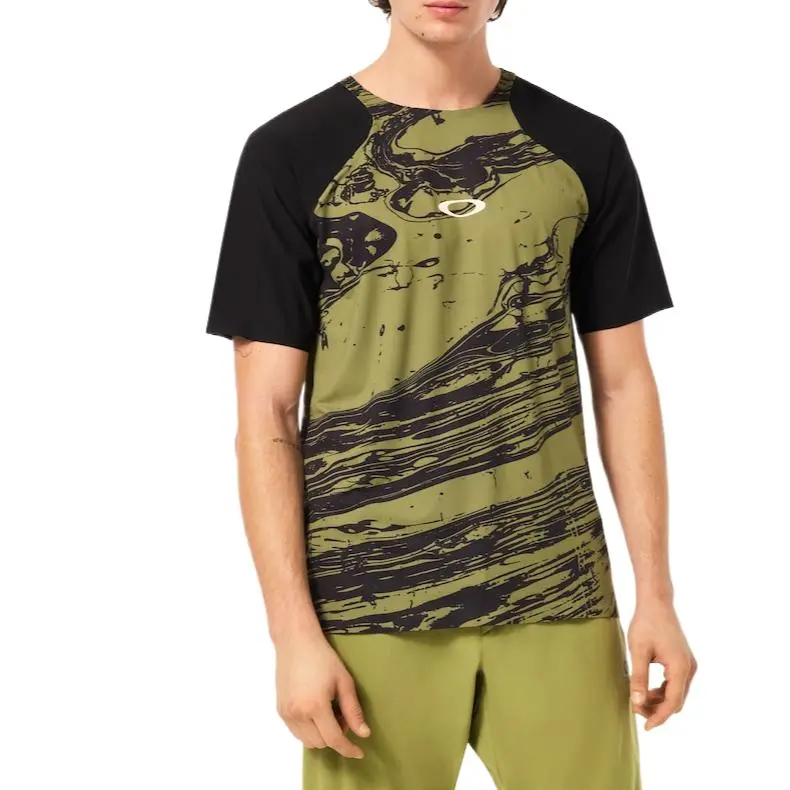 Oakley T Shirt Unisex Binary Swirl Green-3