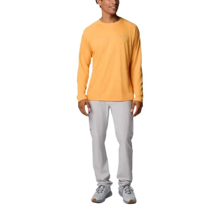 Columbia PFG Solar Stream Omni-Shade Omni-Wick T-Shirt Men's Orange-3