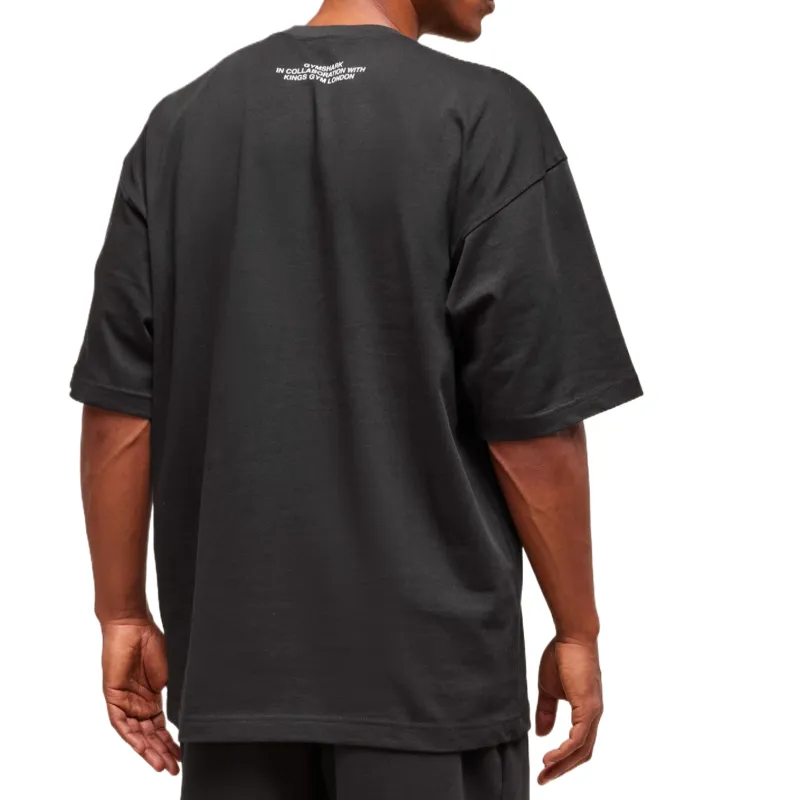 GYMSHARK x Kingsgym T Shirt Men's Black-1