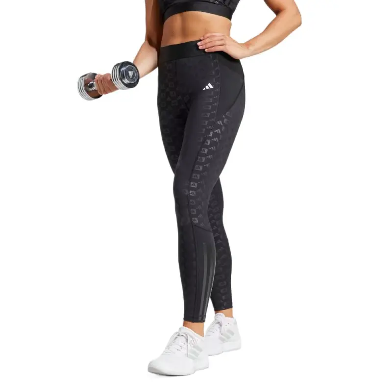 Adidas Free Shipping With AdiClub Hyperglam Full-Length Emboss Leggings-1