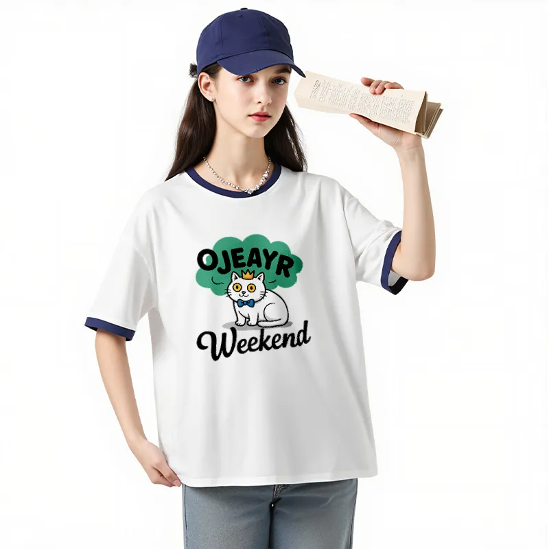 FAIRWHALE Drop Shoulder Sleeve T Shirt Women's-6