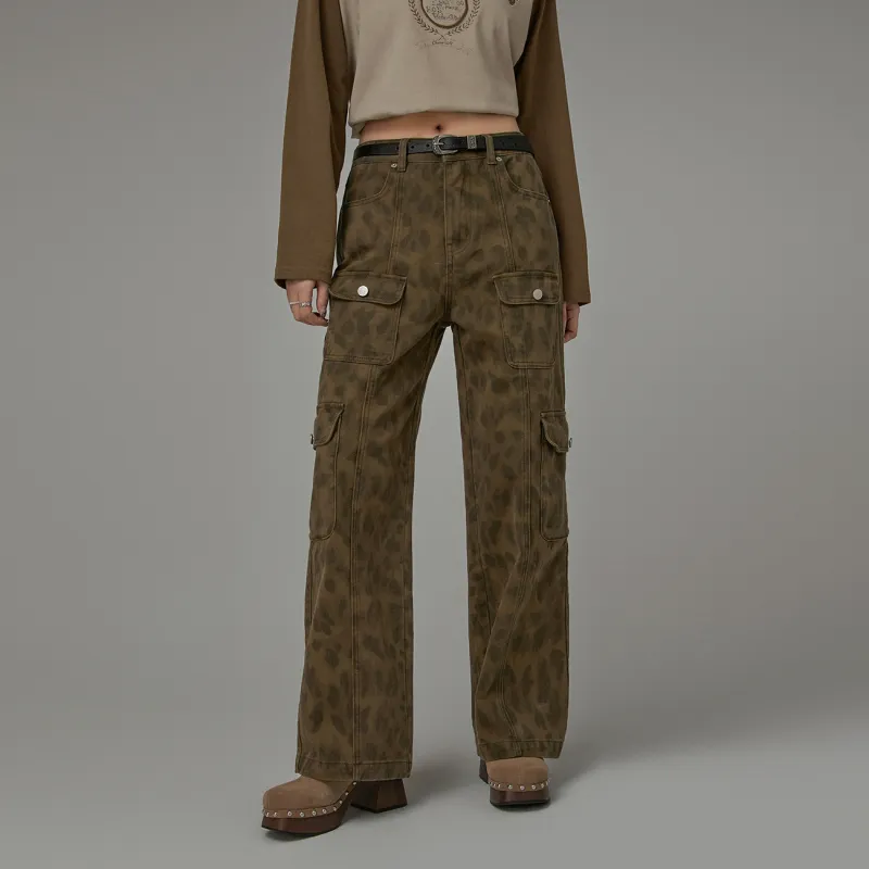 CHUU Casual Pants Women's Army Green-2