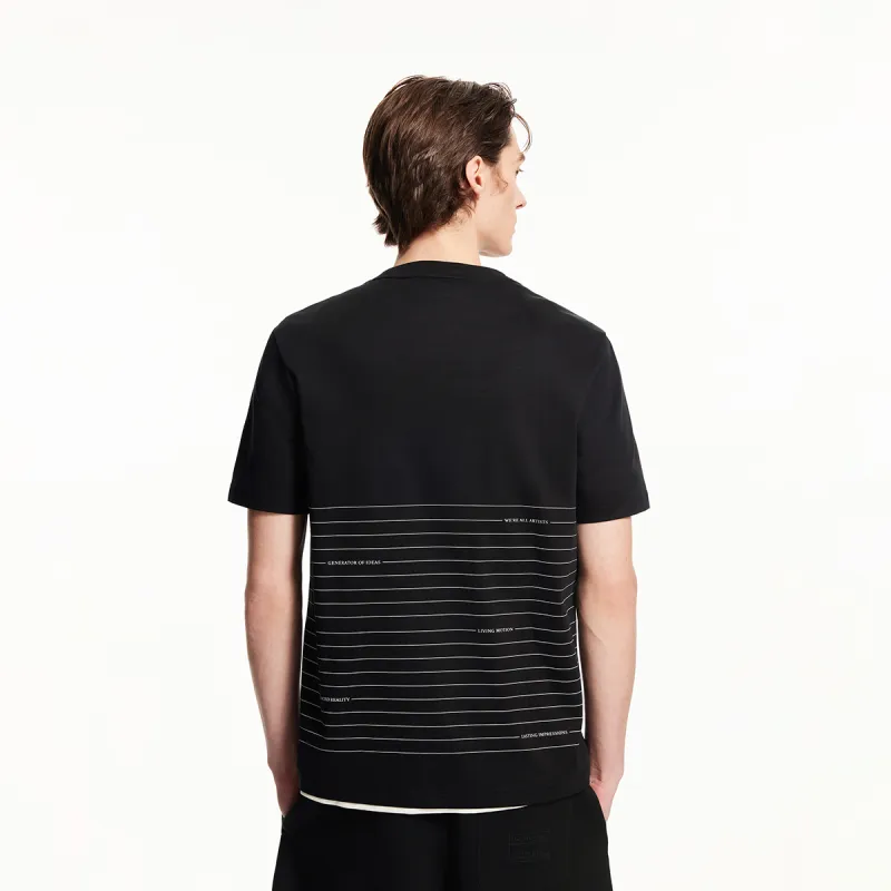 JACK JONES· T Shirt Men's E40 Black-4