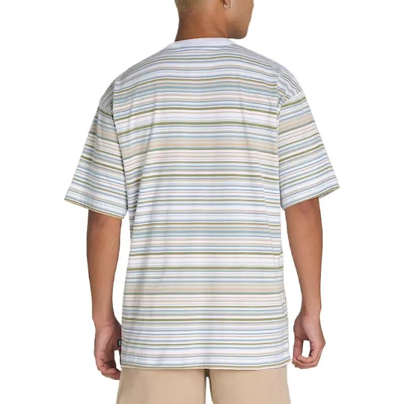 Vans T-Shirts Men White Blue-2
