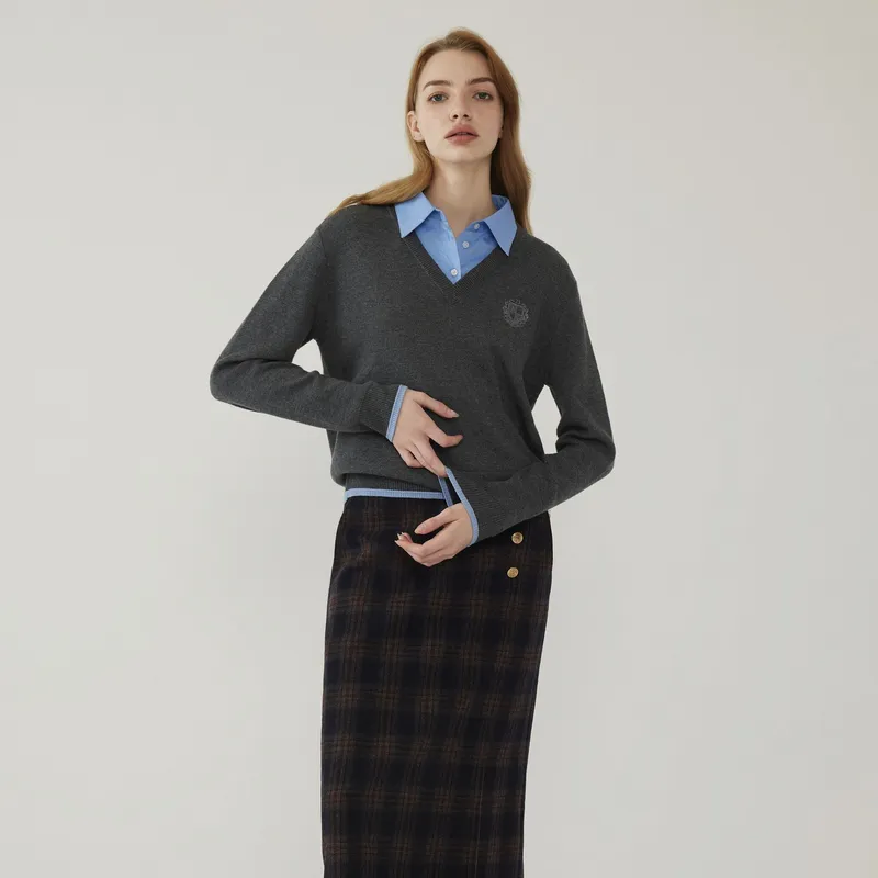 E.land Sweater Women's Dark Gray-4
