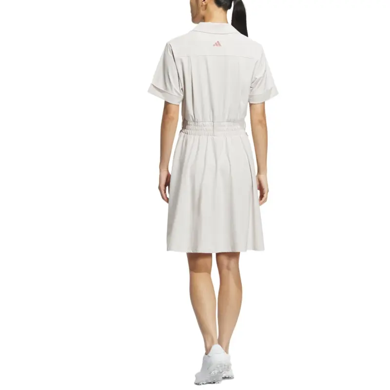 Adidas Beyond The Course Short Sleeved Dresses Women's Aluminum Oxide-2