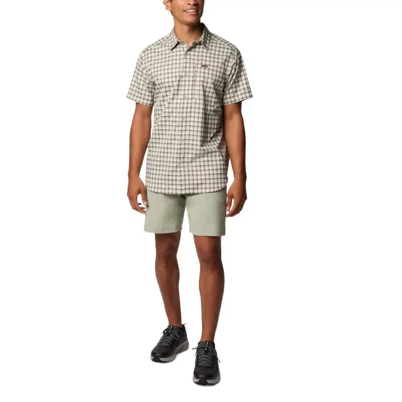 Columbia Silver Ridge Shirt Men's Gray Plaid-3