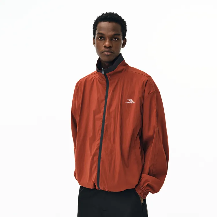 FPA ALWAYS MOVING Series Jackets Coats Unisex Navy Blue And Red-4