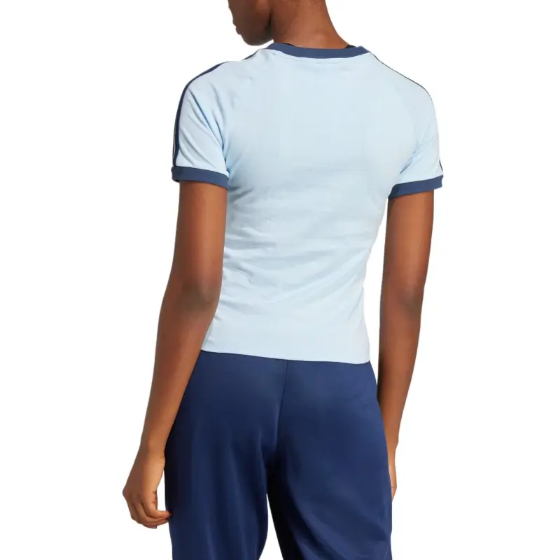 Adidas Raglan Sleeve T Shirt Women's Sky Blue-2