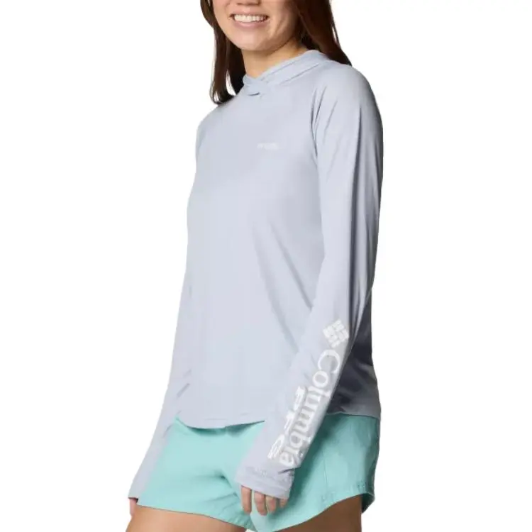 Columbia PFG Tidal Tee 2 Sweatshirt Women's Cirrus Gray-2