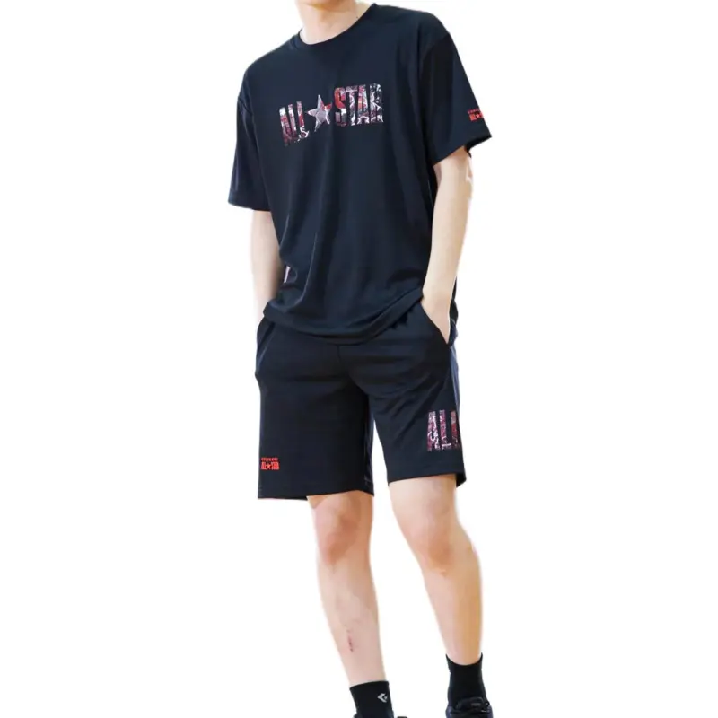 Converse Casual Shorts Men's Black-3