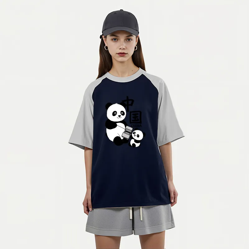 FAIRWHALE Drop Shoulder Sleeve T Shirt Women's-10
